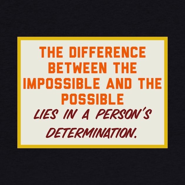 Determination by Motivational.quote.store